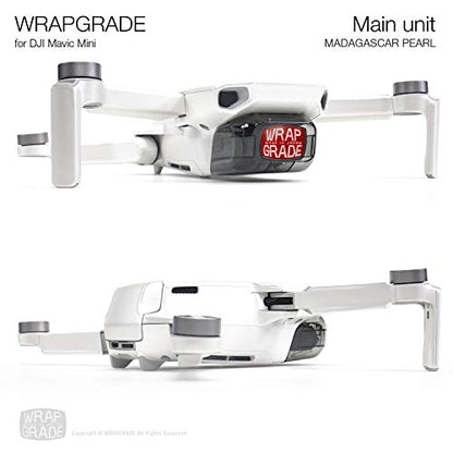 Wrapgrade Skin Compatible with DJI Mavic Mini & Mini 2 SE & Mini 4K (Madagascar Pearl) - color: MADAGASCAR PEARL