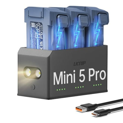 LKTOP 100W Parallel Charging Hub for DJI Mini 5 Pro Battery - size: For Mini 5 Pro, style: Hub