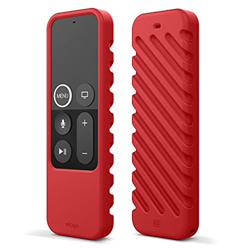 elago R3 Protective Case for Apple TV 4K Siri Remote 1st Generation - color: Red