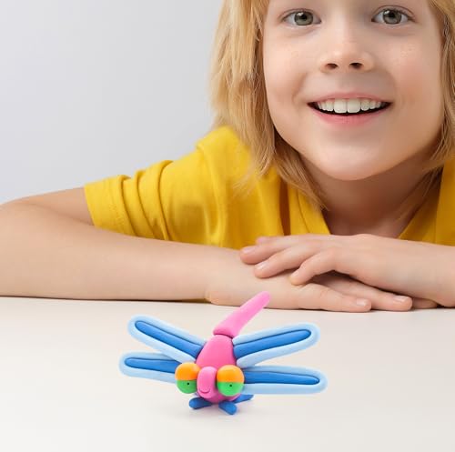 HEY CLAY Bugs Air Dry Clay Kit for Kids Modeling Set for Children Age 3+ - color: Bugs