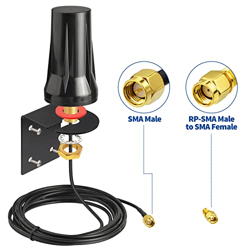 Bingfu SMA 4G LTE Antenna Replacement for Cellular Trail Camera Router etc - color: 4G LTE Antenna