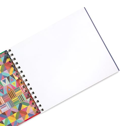 eeBoo Rainbow Spiral Bound Sketchbook, 80 Pages, 9.5" x 7.5" - style: Rainbow