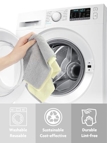 Fantasticlean Microfiber Cleaning Cloth Roll- 75 Sheets, 12" x 12" (Beige) - color: Beige, size: 75 pack