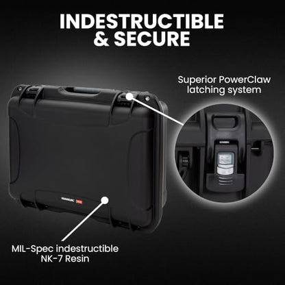 NANUK 930 Waterproof Hard Case with Wheels, Empty Interior, Carry On - color: Black, style: Empty