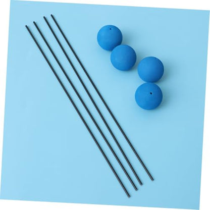 RC Helicopter Landing Training Kit - Carbon Fiber Rods - Sponge Balls for RC Helicopter Accessories