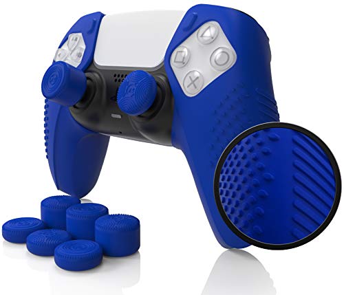 SensePro Controller Skin for PS5, Anti-Slip Grip, Blue - color: Blue