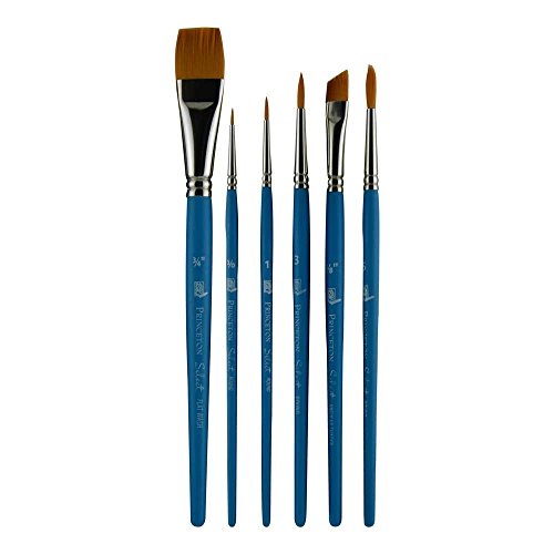 Princeton Select Artiste Brush Set No. 21, Synthetic, 6 Piece, 1 Count - size: SET 21- 6 BRUSH SET