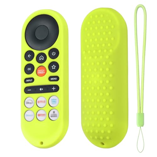 Hi Color XRT281 Remote Cover for Vizio/Onn FHD LED TV Remote 2026 Silicone Protective Case Compatible with VIZIO XRT281 ONN Remote Silicone Case Cover with Lanyard (Glow Green) - color: glow green