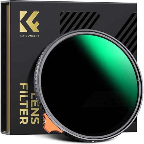 K&F CONCEPT 37mm Side Lever Variable ND Lens Filter ND2-400 (1-9 Stops) - size: 37mm