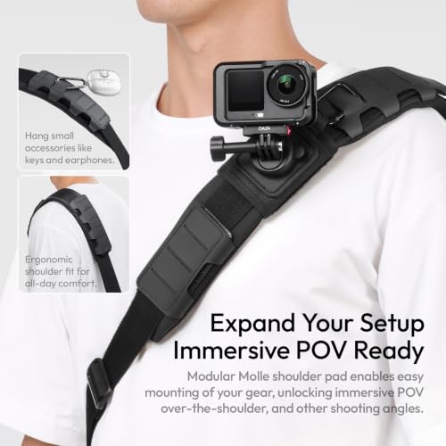 ULANZI U023 Camera Sling Bag 13L, 3-Point MOLLE Shoulder Yoke Crossbody Bag - size: 13L