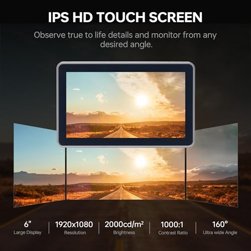 VILTROX DC-X2 6 Inch Touchscreen DSLR Camera Field Monitor