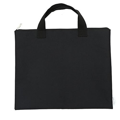 600D Portfolio Waterproof with Handle and Zipper for Student and Artist 2-Pack - size: Small