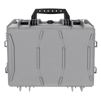 Eylar 18" Intact Series Hard Camera Case, Lightweight and Durable Stacker Design with Foam (Gray) - color: Gray