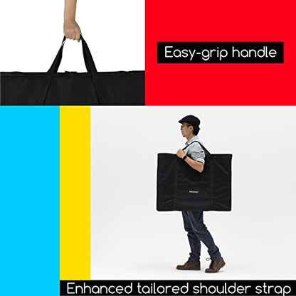 MEEDEN Art Portfolio Bag: 23 x 31 Inch Black Canvas Portfolio Case - size: 23" X 31"