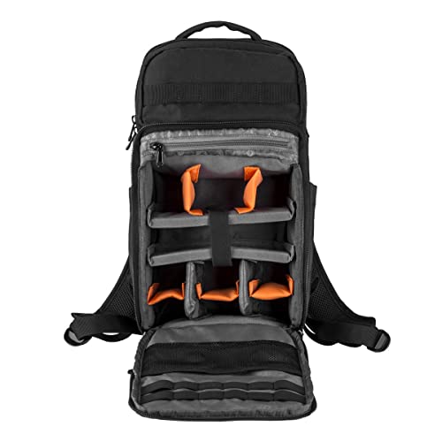 SLINGER Professional Camera Backpack Bag for DSLR, SLR & Mirrorless Cameras, Waterproof Case, Nikon, Sony, Tripod Holder (Small)