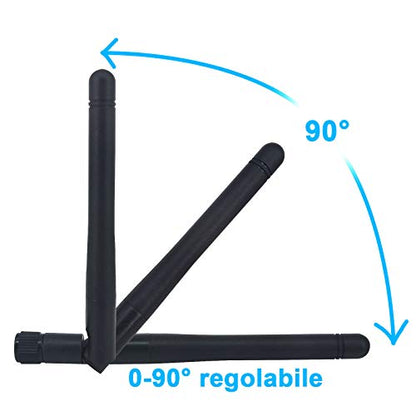 WiFi Antenna (2-Pack) for Behringer XAir XR18, XR16, XR12 Digital Mixer, Boost Wireless and Bluetooth Signal, Kaunosta