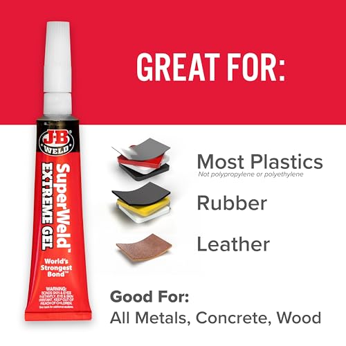 J-B Weld SuperWeld Extreme Superglue - 15g - size: 15g Gel - 1 Pack