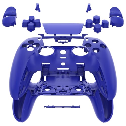 eXtremeRate Full Set Shell with Buttons Touchpad Cover Compatible with ps5 Edge Controller, Dream Blue Custom Replacement Decorative Trim Shell Front Back Plates Compatible with ps5 Edge Controller - color: Dream Blue