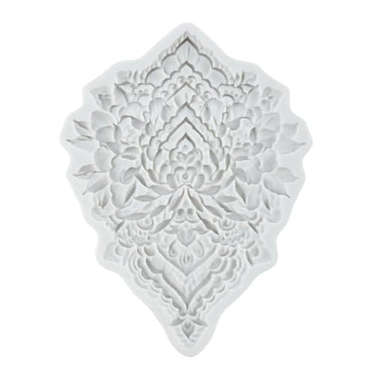 Baroque Relief Flower Polymer Clay Mold Baroque Silicone Molds - color: Style C