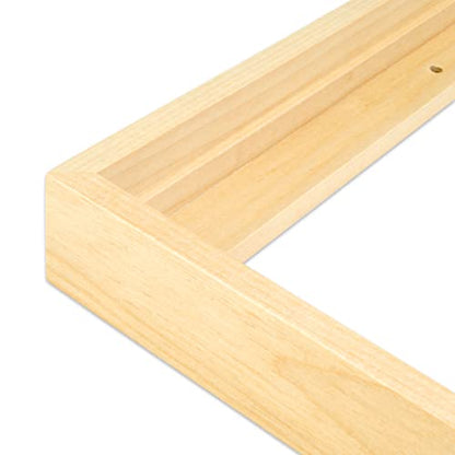 Ampersand Floaterframe for Wood Panels, 7/8 Inch Depth, Thin, 8X10 Inch, Maple (FTHIN780810M) - color: Maple Thin, size: 8"x10"