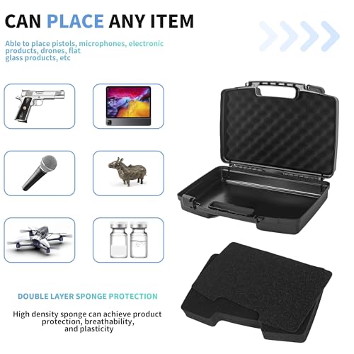 16.5" x 11.8" x 4.7" Portable Hard Case, Water‑Resistant Tool Storage Case - size: 16"