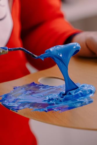 PEBEO Origin Acrylics 120ml Matte Acrylic Paint, Primary Cyan - color: Primary Cyan