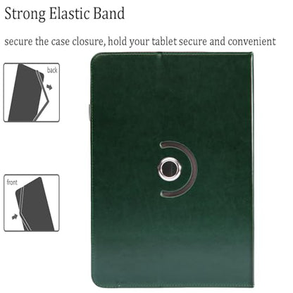 Universal 10 10.1 11 Inch Android Tablet Case Cover for 9.6-11 Inch Tablet - color: Blackish Green
