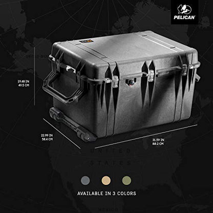 Pelican 1660 Case With Foam (Black) - color: Black, style: With Foam