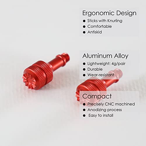CAPART CNC Aluminum Controller Joystick Sticks for RC-N1 / RC-N2 / RC-N3, Compatible with NEO | Mini 3 Pro Mini 4 Pro | Air 3 2 2S | Mini 2 SE | Mavic 2 3 Classic Pro Controller Stick Replacement