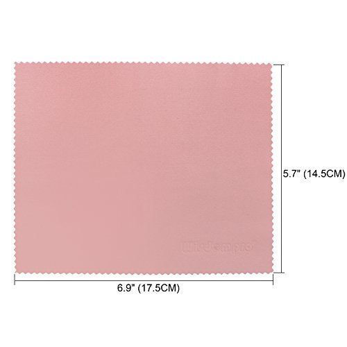 Wisdompro 8-Pack 5.7x6.9 Inches Soft Microfiber Cleaning Cloth, Colorful - color: Colorful