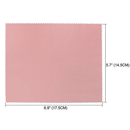 Wisdompro 8-Pack 5.7x6.9 Inches Soft Microfiber Cleaning Cloth, Colorful - color: Colorful