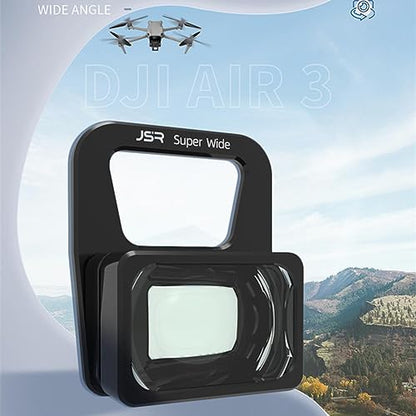 Wide-Angle Lens Filter, FPV Drone Camera Lens Filter for DJI AIR 3 Drone Aluminum Alloy Frame Neutral Density Polarizer Filter