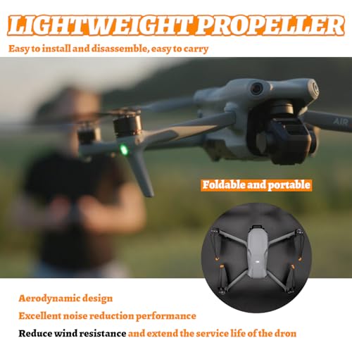 8Pcs Propellers for DJI Air 3/Air 3S, Low Noise Wing Blade Propeller Blade