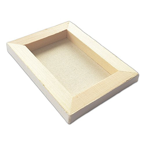 LWR CRAFTS Mini Stretched Canvas 2" X 3" Pack of 12 - size: 2"x3"x12