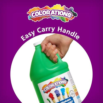 Colorations Paraben-Free Washable Turquoise Tempera Paint - 1 Gallon - color: Turquoise