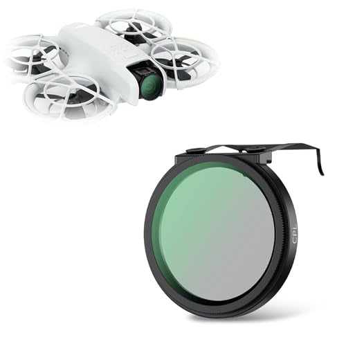 JJC Circular Polarizers CPL Filter for DJI NEO Drone, Multi-Coated Drone CPL Filter with HD Optical Glass & Ultra Lightweight Aluminum - size: CPL Filter Only