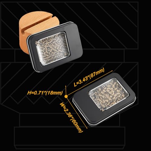 Kadrick 200Pcs M3 Threaded Inserts for 3D Printing Components,M3*3 Metric Brass Knurled Nuts, Insert by Heat into Plastic Parts - size: M3*H3*D4.5 200Pcs