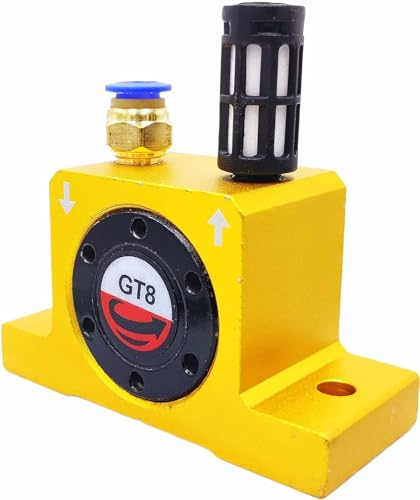 GT8 Pneumatic Air Turbine Vibrator G 1/8" Industrial Pneumatic Turbine Vibrators Golden GT-08 Series