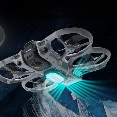 Night Light for DJI Avata 360, Search Light Spotlight Night Flight Light Warning Flash Lights Drone Accessory