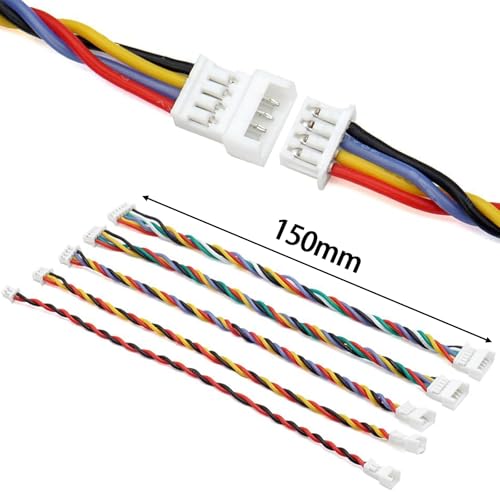JST MX1.25mm Pre-Crimped Wire Kit 2-10P Male Female 28AWG