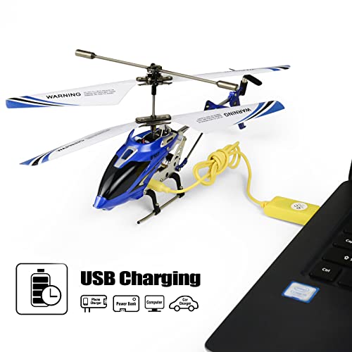 Cheerwing S107/S107G Phantom 3CH 3.5 Channel Mini RC Helicopter with Gyro Blue - color: Blue