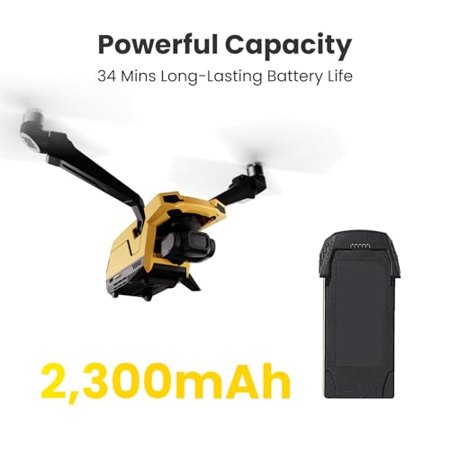 Original Smart Battery for Falcon Mini Bi-Copter Mini Drone, 2300mAh, 34 Mins Max Flight Time per Battery