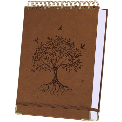 Blank Notebook Journal, Hardcover Sketchbook, 300 Page No Bleed Thick Paper - color: Brown, size: B5 (7" x 10")