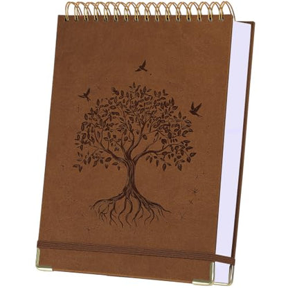 Blank Notebook Journal, Hardcover Sketchbook, 300 Page No Bleed Thick Paper - color: Brown, size: B5 (7" x 10")