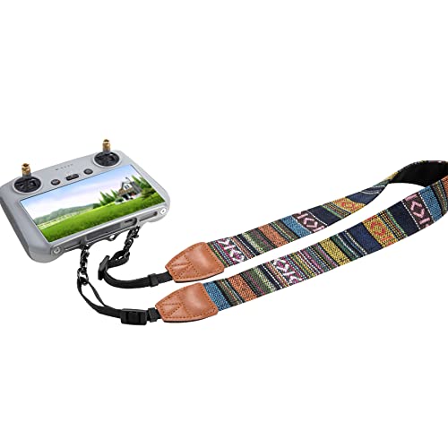 Hanatora Lanyard Neck Strap with Aluminum Bracket for DJI RC,RC 2(Air 3,Mini 3, Mini 4/3 Pro,Mavic 3 Classic) Drone Remote Control Clasp Accessories(Color) - color: Multicolor