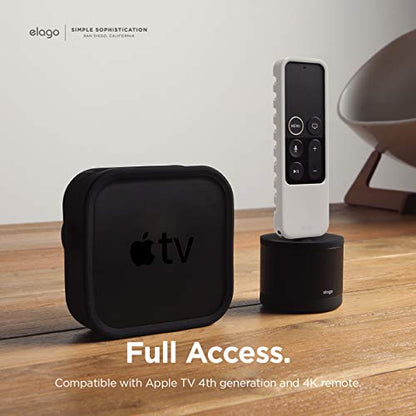 elago R3 Protective Case for Apple TV 4K Siri Remote 1st Generation - color: White