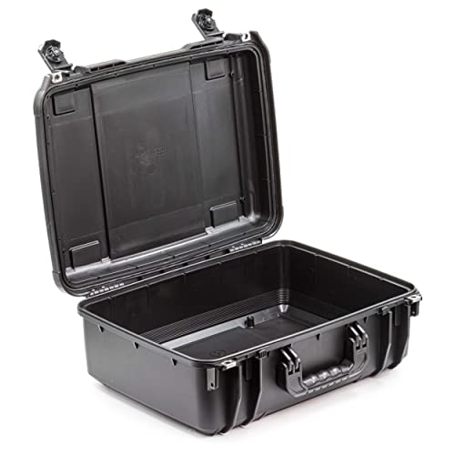 Seahorse 720 Heavy Duty Protective Dry Box Case Without Foam - TSA Approved/Mil Spec / IP67 Waterproof/USA Made for Cameras, Firearms, Motorcycles, Laptops, Consoles, VR, Drones - color: Black