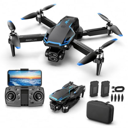 Drone with Camera for Kids Adults Beginners FPV RC Mini Drone One-Key Take Off/Landing 3 Speeds