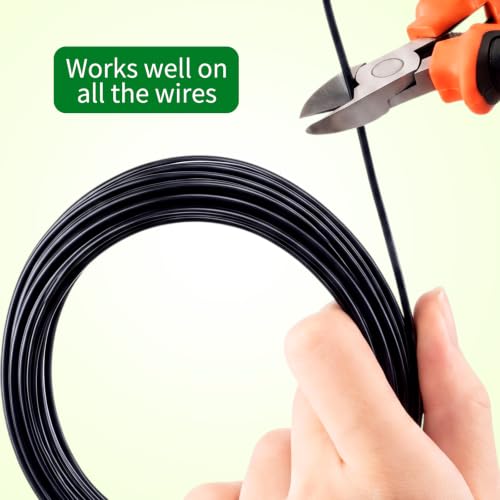 Mudder 5 Roll Bonsai Training Wire Aluminum 1/1.5/2/4/6mm Black - color: Black, size: 1/1.5/2/4/6mm