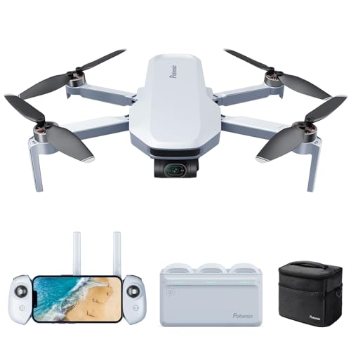Potensic ATOM 4K GPS Drone, 3-Axis Gimbal, 96 Mins Flight, 6KM Transmission - size: ATOM (Three Batteries)